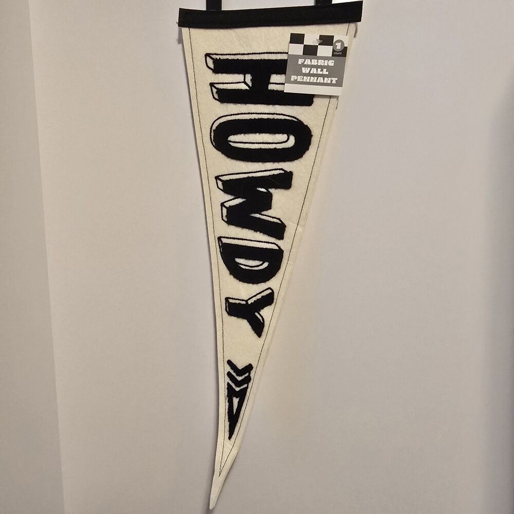 Pack of 12 Fabric Wall Pennant Flags Tapered for Doors & Walls